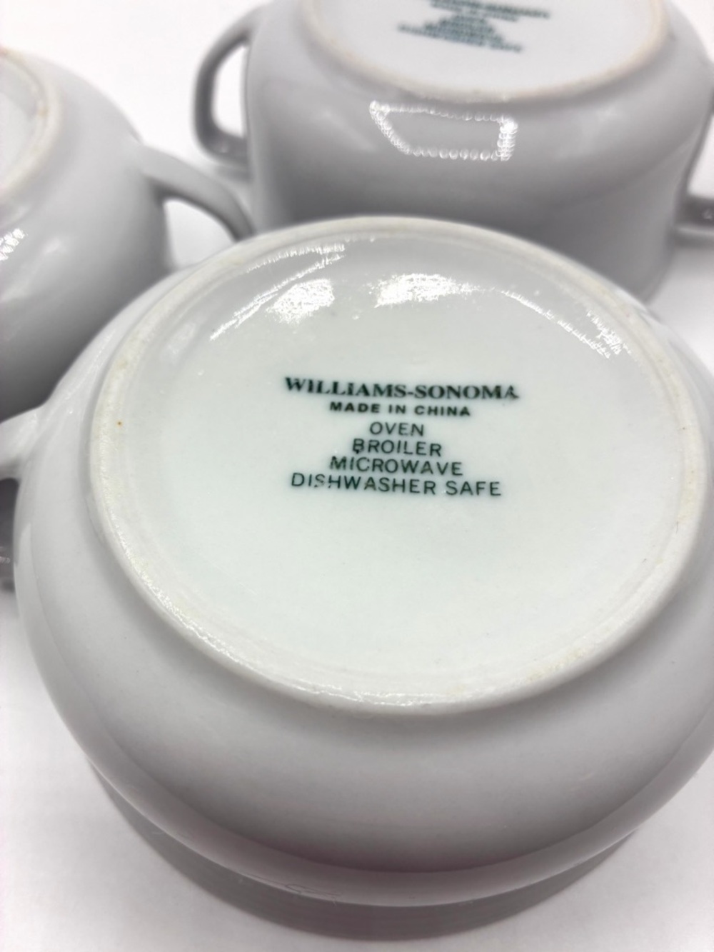 Williams-Sonoma Essential White Cream Soup Bowls Williams Sonoma Chowder Bowls - Picture 7 of 10